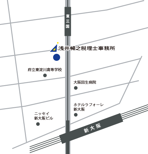 浅井暢之税理士事務所MAP